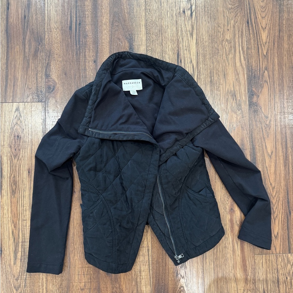 Women's Black Quilted Jacket